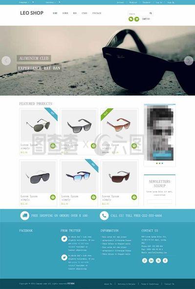 引领视界，清晰未来——打造专业眼镜销售HTML5网站模板指南